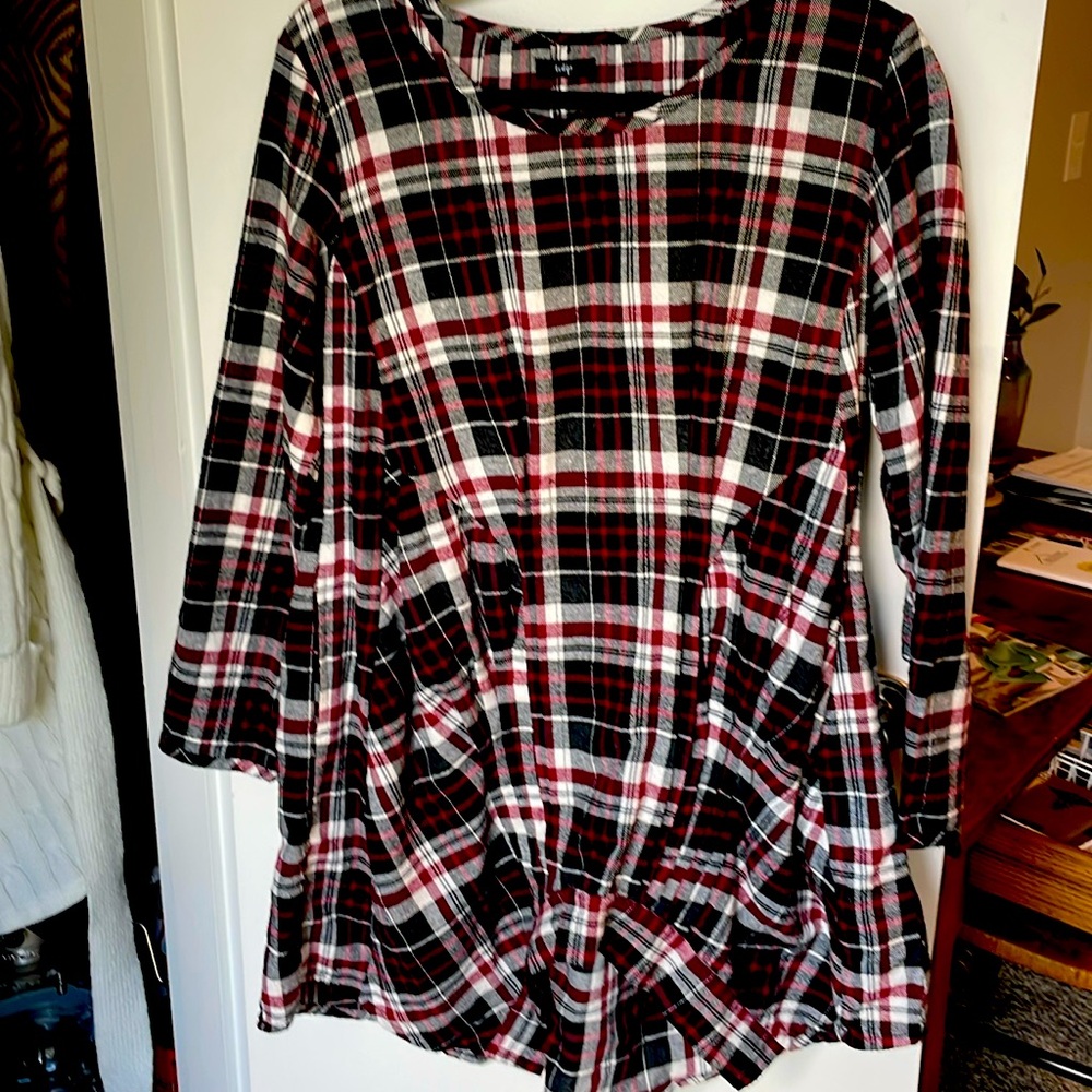 Flannel tunic size xs from Tulip.
